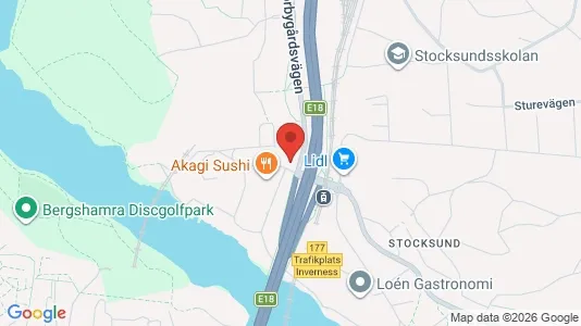Affärslokaler att hyra i Danderyd - kort over placeringen