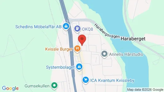 Affärslokaler att hyra i Sundsvall - kort over placeringen