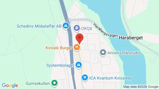 Affärslokaler att hyra i Sundsvall - kort over placeringen