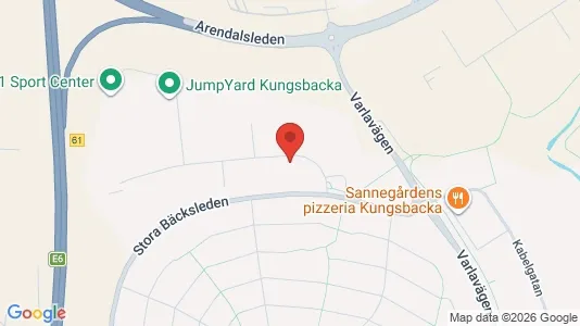 Affärslokaler att hyra i Kungsbacka - Bild från Google Street View