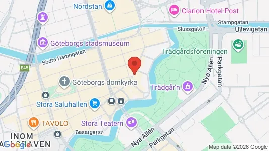Affärslokaler att hyra i Göteborg Centrum - kort over placeringen