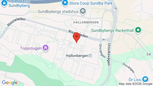 Affärslokaler att hyra i Sundbyberg - kort over placeringen