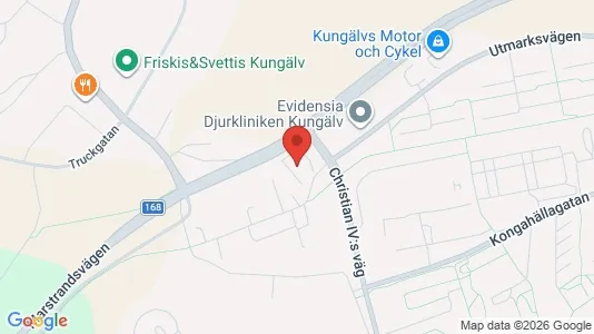 Affärslokaler att hyra i Kungälv - Bild från Google Street View