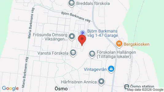 Affärslokaler att hyra i Nynäshamn - kort over placeringen