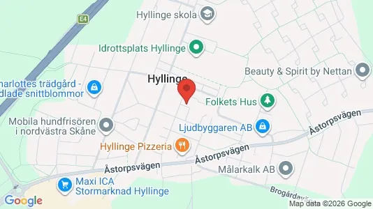 Affärslokaler att hyra i Åstorp - kort over placeringen