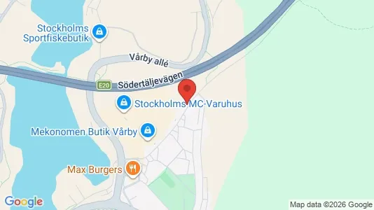 Affärslokaler att hyra i Huddinge - kort over placeringen