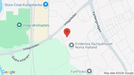Affärslokaler att hyra i Kungsbacka - Bild från Google Street View