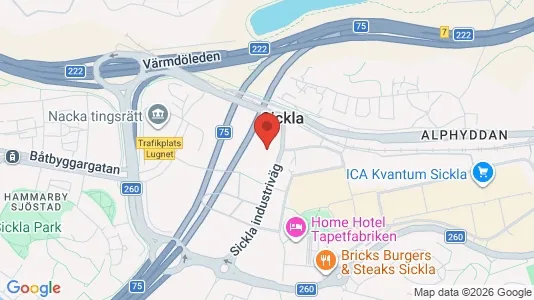 Affärslokaler att hyra i Nacka - Bild från Google Street View