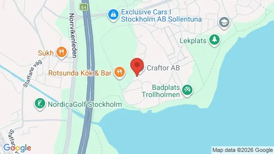 Affärslokaler att hyra i Sollentuna - Bild från Google Street View