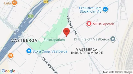Affärslokaler att hyra i Söderort - kort over placeringen