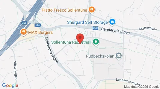 Affärslokaler att hyra i Sollentuna - kort over placeringen