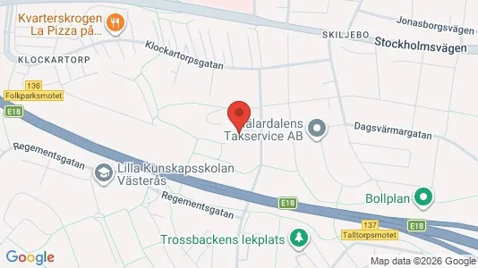 Affärslokaler att hyra i Västerås - Bild från Google Street View