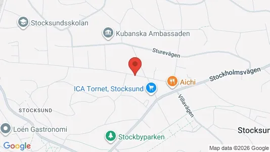 Affärslokaler att hyra i Danderyd - kort over placeringen