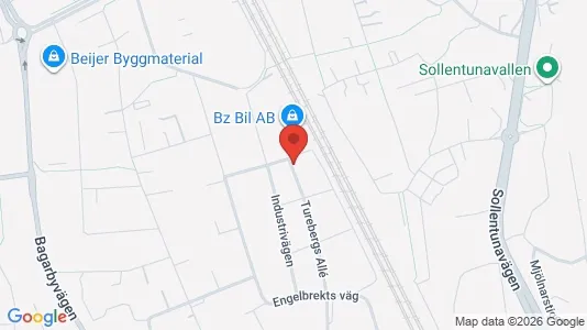 Affärslokaler att hyra i Sollentuna - Bild från Google Street View