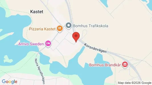 Affärslokaler att hyra i Gävle - kort over placeringen