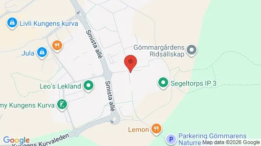 Affärslokaler att hyra i Huddinge - kort over placeringen