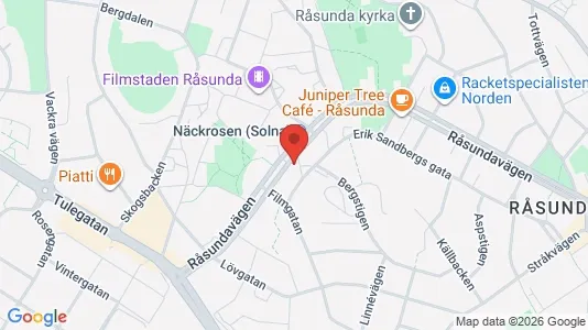 Kontorslokaler att hyra i Solna - kort over placeringen