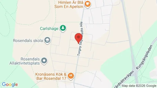 Affärslokaler att hyra i Uppsala - kort over placeringen