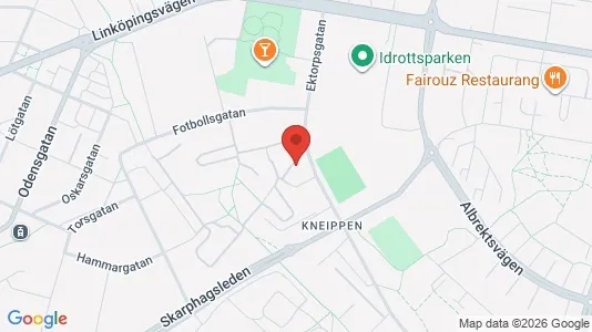 Affärslokaler att hyra i Norrköping - kort over placeringen