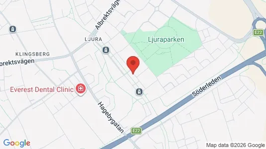 Affärslokaler att hyra i Norrköping - kort over placeringen