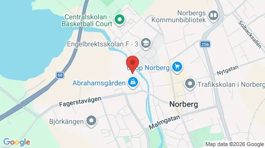 Affärslokaler till försäljning i Norberg - kort over placeringen
