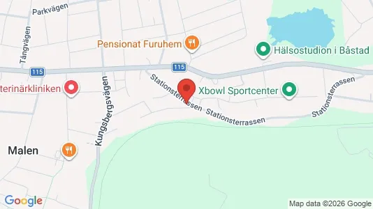 Affärslokaler till försäljning i Båstad - kort over placeringen