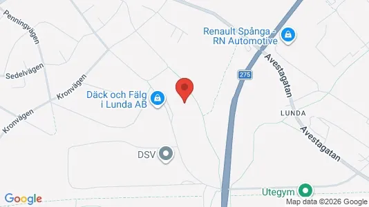 Affärslokaler att hyra i Västerort - kort over placeringen