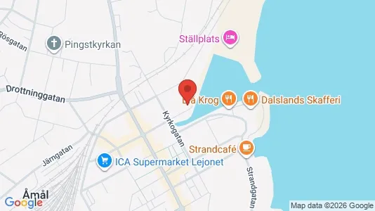 Affärslokaler till försäljning i Åmål - kort over placeringen