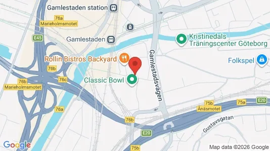 Kontorslokaler att hyra i Göteborg Östra - kort over placeringen
