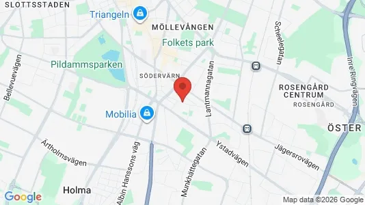 Affärslokaler att hyra i Sofielund - kort over placeringen