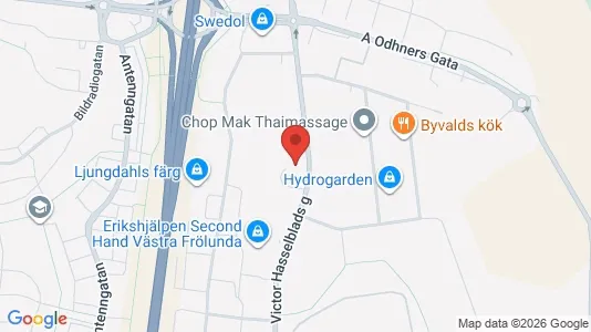 Industrilokaler att hyra i Askim-Frölunda-Högsbo - kort over placeringen