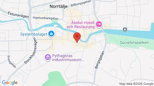 Kontorslokaler att hyra i Norrtälje - kort over placeringen