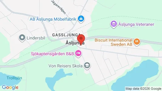 Affärslokaler till försäljning i Örkelljunga - kort over placeringen