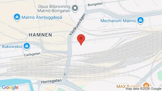 Affärslokaler att hyra i Staffanstorp - kort over placeringen