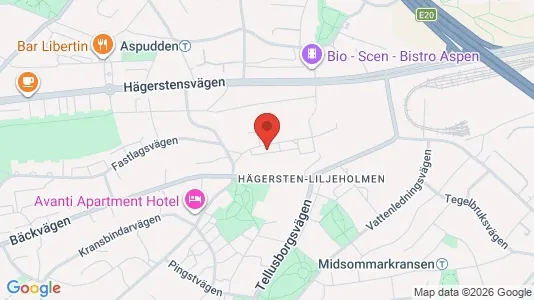 Lagerlokaler att hyra i Stockholm Innerstad - kort over placeringen