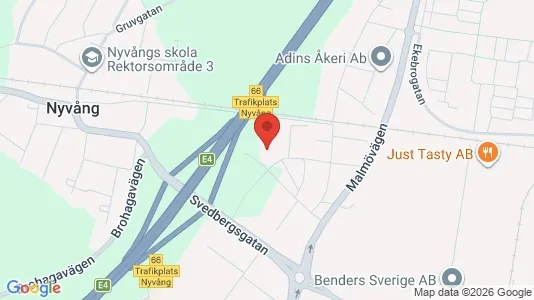 Affärslokaler till försäljning i Åstorp - kort over placeringen