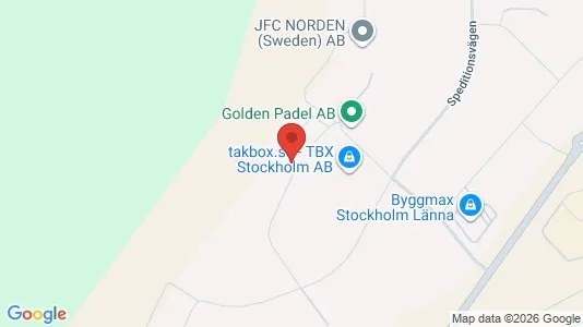 Affärslokaler att hyra i Huddinge - kort over placeringen