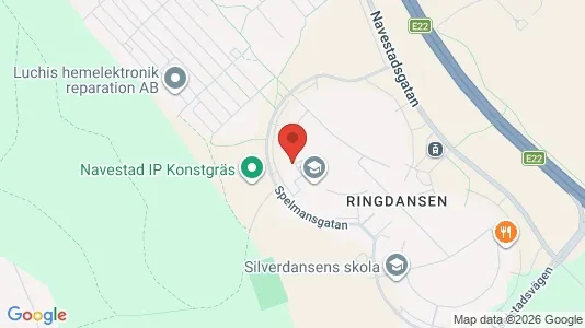 Affärslokaler att hyra i Norrköping - kort over placeringen