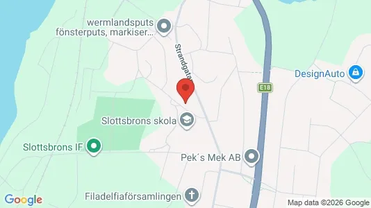 Affärslokaler till försäljning i Grums - kort over placeringen