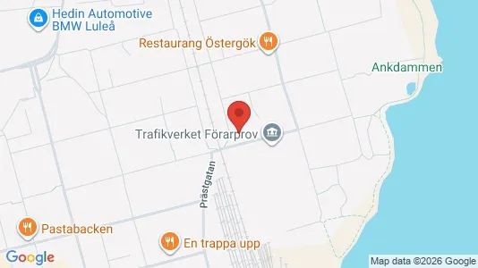 Bostadsfastigheter till försäljning i Luleå - kort over placeringen