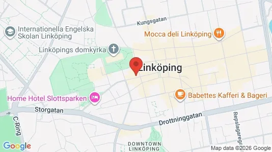 Kontorslokaler att hyra i Linköping - kort over placeringen