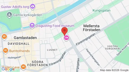 Kontorslokaler att hyra i Malmö Centrum - kort over placeringen