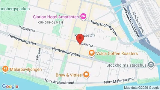 Kontorslokaler att hyra i Kungsholmen - kort over placeringen