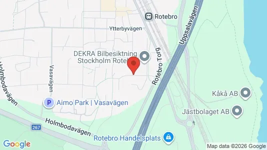 Affärslokaler att hyra i Sollentuna - kort over placeringen