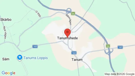 Lagerlokaler till försäljning i Tanum - Bild från Google Street View