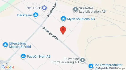 Kontorslokaler att hyra i Skellefteå - Bild från Google Street View