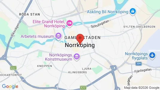 Affärslokaler till försäljning i Norrköping - Bild från Google Street View