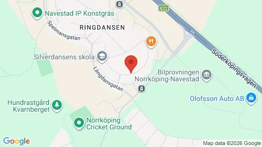 Affärslokaler att hyra i Norrköping - Bild från Google Street View