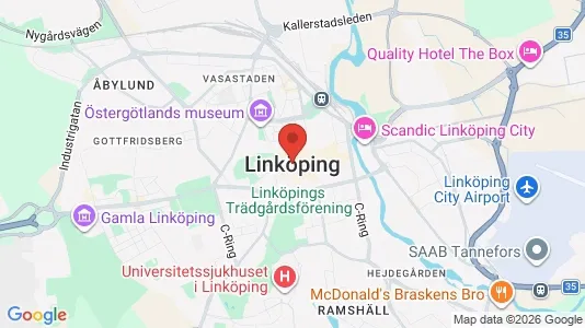 Affärslokaler att hyra i Linköping - Bild från Google Street View