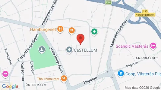 Kontorslokaler att hyra i Västerås - Bild från Google Street View
